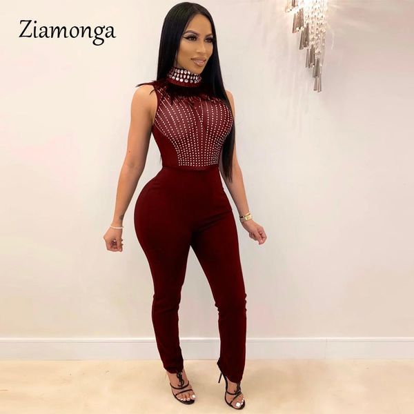 women's jumpsuits & rompers ziamonga bodycon sleeveless fashion mesh striped rhinestone see through romper sparkly overalls combinaison, Black;white
women's jumpsuits & rompers ziamonga bodycon sleeveless fashion mesh striped rhinestone see through romper sparkly overalls combinaison, Black;white