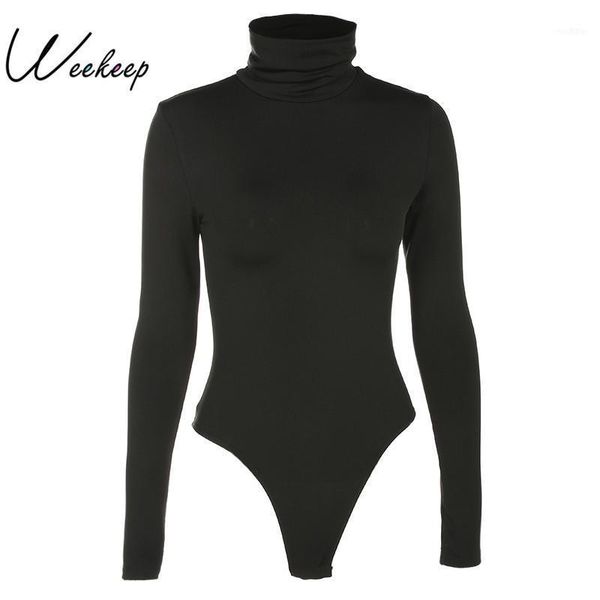 weekeep women black long sleeve bodysuit autumn winter turtleneck bodysuits womens bodycon high waist romper body femee1, Black;white
weekeep women black long sleeve bodysuit autumn winter turtleneck bodysuits womens bodycon high waist romper body femee1, Black;white