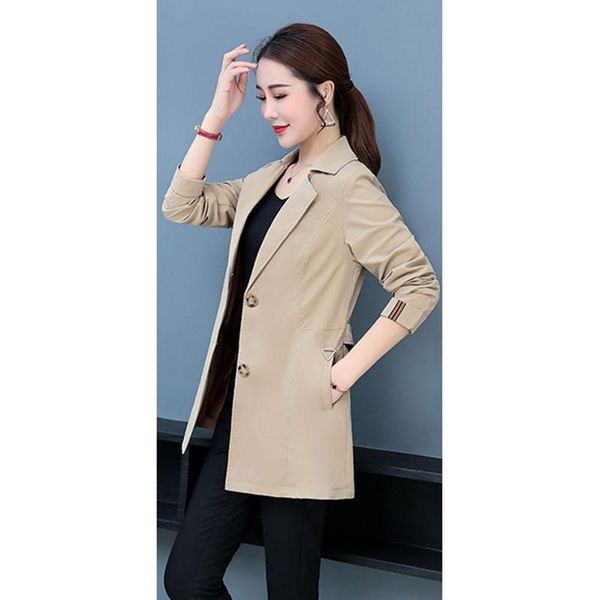 women's trench coats windbreaker female long section 2021 korean version of loose casual coat ladies spring autumn a453, Tan;black
women's trench coats windbreaker female long section 2021 korean version of loose casual coat ladies spring autumn a453, Tan;black