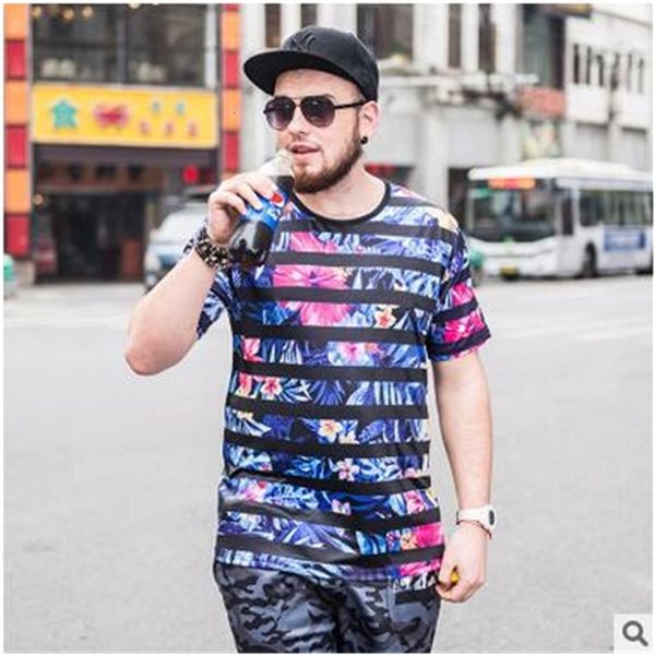 summer men's big size novelty men floral printed casual loose beach t-shirt teenager hip-pop, White;black
summer men's big size novelty men floral printed casual loose beach t-shirt teenager hip-pop, White;black