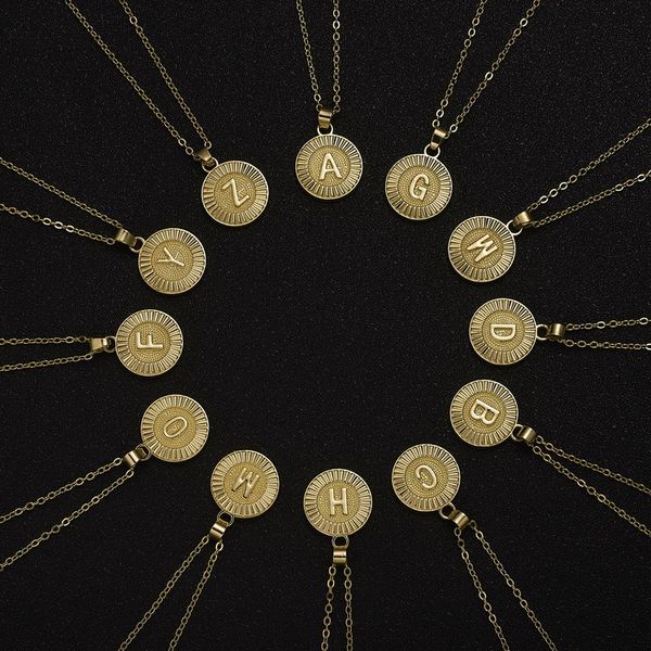 kimter round shape 26 alphabet english necklaces charm pendant personalized a-z letter necklace fashion diy name choker jewelry p442fa, Silver
kimter round shape 26 alphabet english necklaces charm pendant personalized a-z letter necklace fashion diy name choker jewelry p442fa, Silver