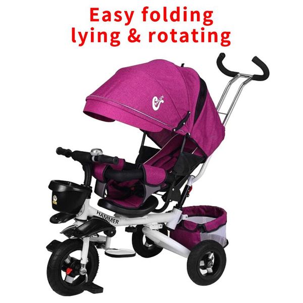 strollers# folding children's tricycle baby toys bike can lie in trolley 1-3-5 years old stroller
strollers# folding children's tricycle baby toys bike can lie in trolley 1-3-5 years old stroller