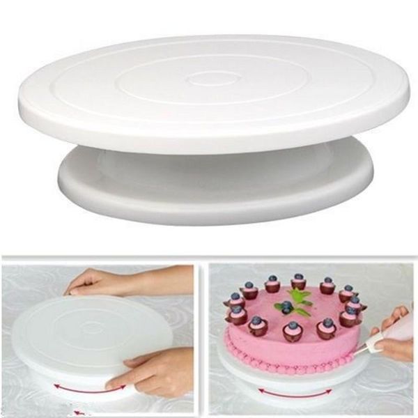 plastic cake plate turntable rotating anti-skid round stand kitchen diy baking tool pastry decorating rotary table & tools
plastic cake plate turntable rotating anti-skid round stand kitchen diy baking tool pastry decorating rotary table & tools