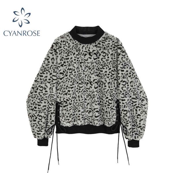 autumn winter leopard sweatshirt women long sleeve oversize streetwear fashion casual loose female hooded pullover 210417, White
autumn winter leopard sweatshirt women long sleeve oversize streetwear fashion casual loose female hooded pullover 210417, White