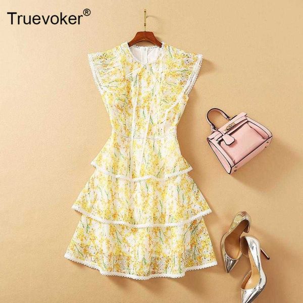 truevoker summer high street fashion ladies' sleeveless elegant yellow flower print embroidery hollow out caker resort dress 210602, Black;gray
truevoker summer high street fashion ladies' sleeveless elegant yellow flower print embroidery hollow out caker resort dress 210602, Black;gray
