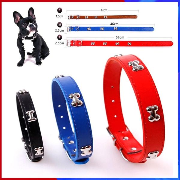 dog collars & leashes 1pcs pet supplies pu leather bones necklace accessory supply collar for small medium large
dog collars & leashes 1pcs pet supplies pu leather bones necklace accessory supply collar for small medium large
