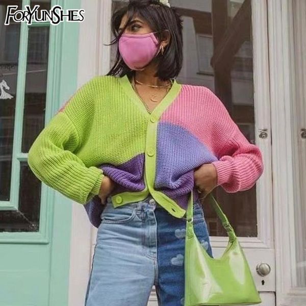 women's knits & tees foryunshes women cardigan coat autumn winter 2021 oversized korean fashion vintage stitching knitted sweater jacke, White
women's knits & tees foryunshes women cardigan coat autumn winter 2021 oversized korean fashion vintage stitching knitted sweater jacke, White