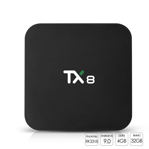 tx8 rockchip rk3318 tv box 4gb+32gb 64gb android 9.0 dual wifi 2.4g&5g bluetooth 4.0 pk h96 max smart box
tx8 rockchip rk3318 tv box 4gb+32gb 64gb android 9.0 dual wifi 2.4g&5g bluetooth 4.0 pk h96 max smart box