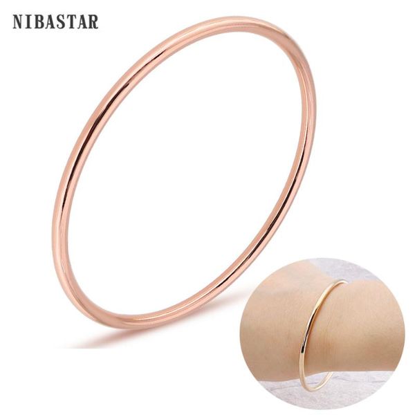 bangle classic round single circle bracelet for women stainless steel elegant temperament wire girl jewelry gift, Black
bangle classic round single circle bracelet for women stainless steel elegant temperament wire girl jewelry gift, Black