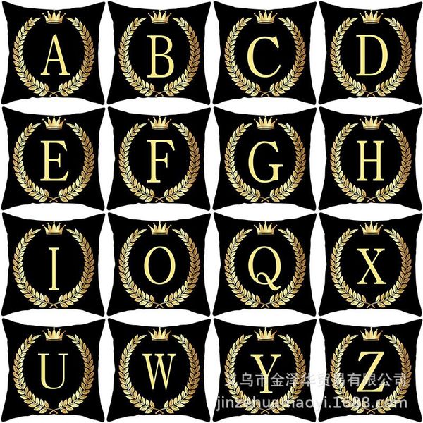 cushion/decorative pillow 2021 black gold letter peach skin cover crown sofa cushion customized amazon explosions household items
cushion/decorative pillow 2021 black gold letter peach skin cover crown sofa cushion customized amazon explosions household items