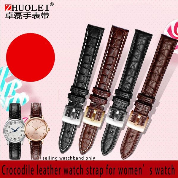 watch bands crocodile leather band small for women's strap 14 15 16 17mm watchband with pin buckle freight, Black;brown
watch bands crocodile leather band small for women's strap 14 15 16 17mm watchband with pin buckle freight, Black;brown