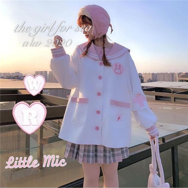 women's hoodies & sweatshirts houzhou japanese kawaii hoodie soft girl jk uniform oversize sweet preppy style harajuku women autumn c, Black
women's hoodies & sweatshirts houzhou japanese kawaii hoodie soft girl jk uniform oversize sweet preppy style harajuku women autumn c, Black