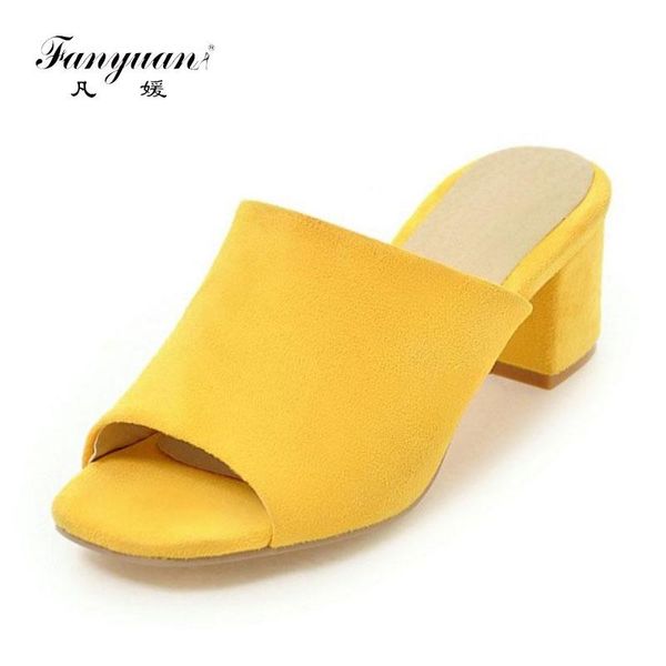 sandals fanyuan arrivals fashion peep toe slip on women mules pumps big size 33-43 square med heels platform party shoes woman, Black
sandals fanyuan arrivals fashion peep toe slip on women mules pumps big size 33-43 square med heels platform party shoes woman, Black