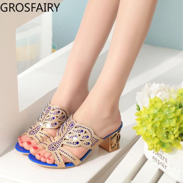 slippers women's sandals summer rhinestone thick heel hollow word drag fish mouth beach and female large size, Black
slippers women's sandals summer rhinestone thick heel hollow word drag fish mouth beach and female large size, Black