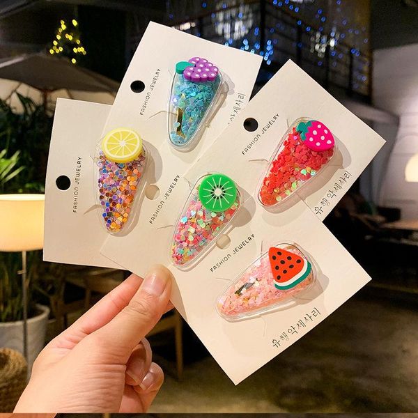 5pcs/set korean fashion cartoon fruits modeling colorful quicksand sequins hair clip women hairpins bb clips accessories, Slivery;white
5pcs/set korean fashion cartoon fruits modeling colorful quicksand sequins hair clip women hairpins bb clips accessories, Slivery;white