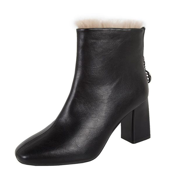 boots women's 2021 winter all-match fashion high-heeled comfort and cashmere, Black
boots women's 2021 winter all-match fashion high-heeled comfort and cashmere, Black