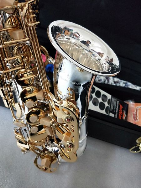 japanese alto saxophone yanagisawa a-w037 musical instrument plated silver gold key promotional
japanese alto saxophone yanagisawa a-w037 musical instrument plated silver gold key promotional