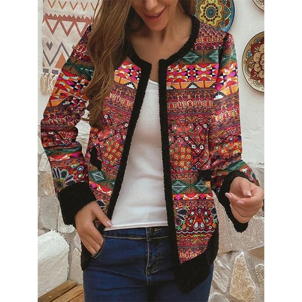 women's jackets vintage woman jackrts coats o-neck long sleeve slim open stitch floral striped retro print plus size 5xl casual ropa mu, Black;brown
women's jackets vintage woman jackrts coats o-neck long sleeve slim open stitch floral striped retro print plus size 5xl casual ropa mu, Black;brown