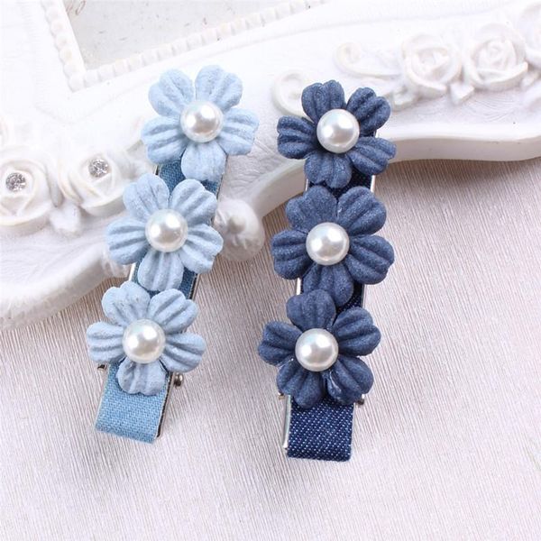 hair accessories arrival kids pearl flower denim bowknot clip children crown baby cute hairpins, Slivery;white
hair accessories arrival kids pearl flower denim bowknot clip children crown baby cute hairpins, Slivery;white