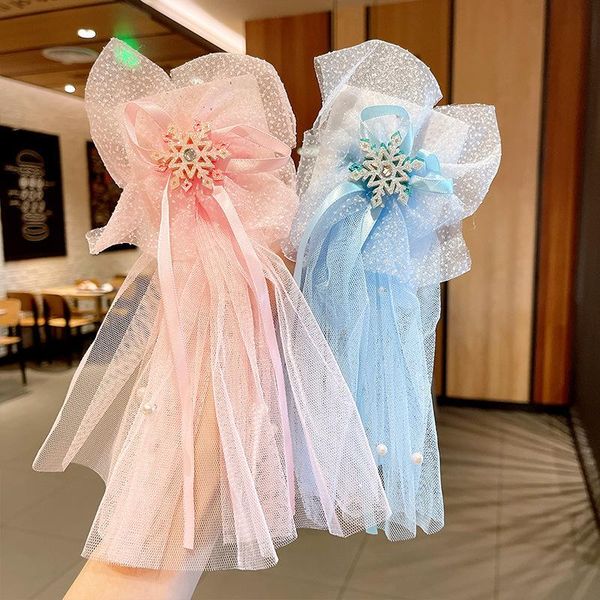 hair accessories children's long lace pin & clip snowflake hairpin princess streamer hairclip lady's bows cute headdress, Slivery;white
hair accessories children's long lace pin & clip snowflake hairpin princess streamer hairclip lady's bows cute headdress, Slivery;white