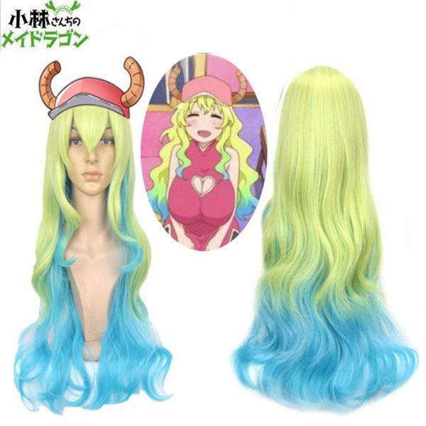 shake kobayashi's sister dragon maid lucoya cosplay wig three color gradual change animation long curly hair mei, Black;brown
shake kobayashi's sister dragon maid lucoya cosplay wig three color gradual change animation long curly hair mei, Black;brown