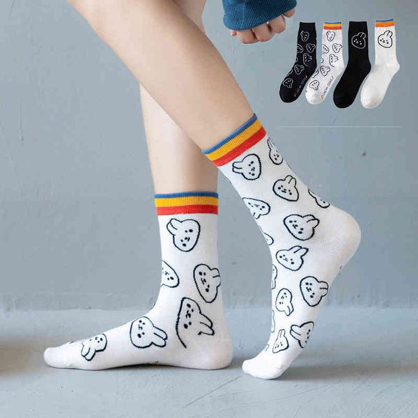socks spring and summer women's cotton cartoon middle tube net red black white rabbit cute
socks spring and summer women's cotton cartoon middle tube net red black white rabbit cute
