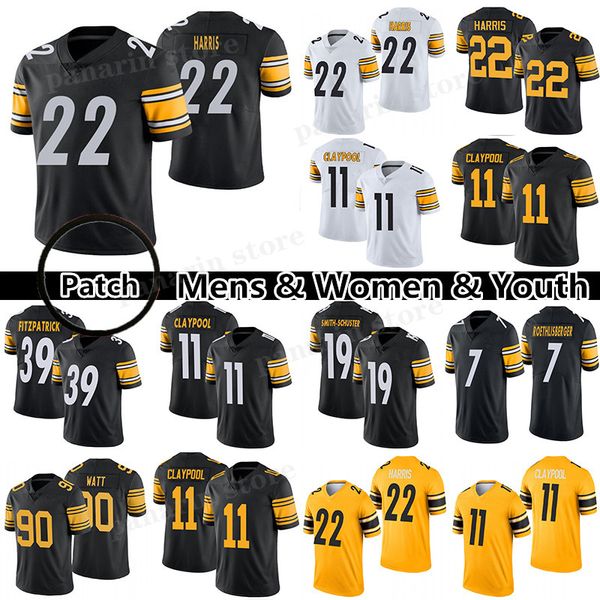 22 najee harris 11 chase claypool 19 juju smith-schuster football jersey 90 tj watt 39 minkah fitzpatrick mens women youth jerseys, Black;red
22 najee harris 11 chase claypool 19 juju smith-schuster football jersey 90 tj watt 39 minkah fitzpatrick mens women youth jerseys, Black;red