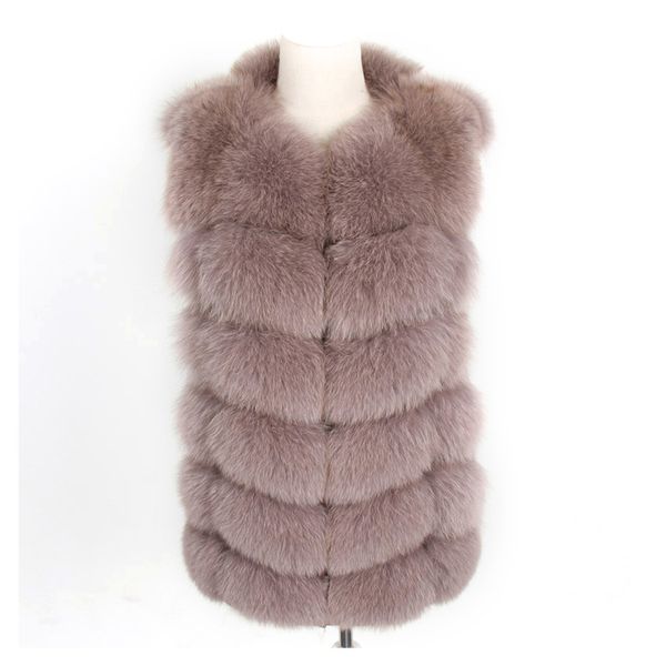 real natural fox fur 68cm natural fox fur vest sleeveless fur coat keep warm slim fit female dress in park coat, Black
real natural fox fur 68cm natural fox fur vest sleeveless fur coat keep warm slim fit female dress in park coat, Black
