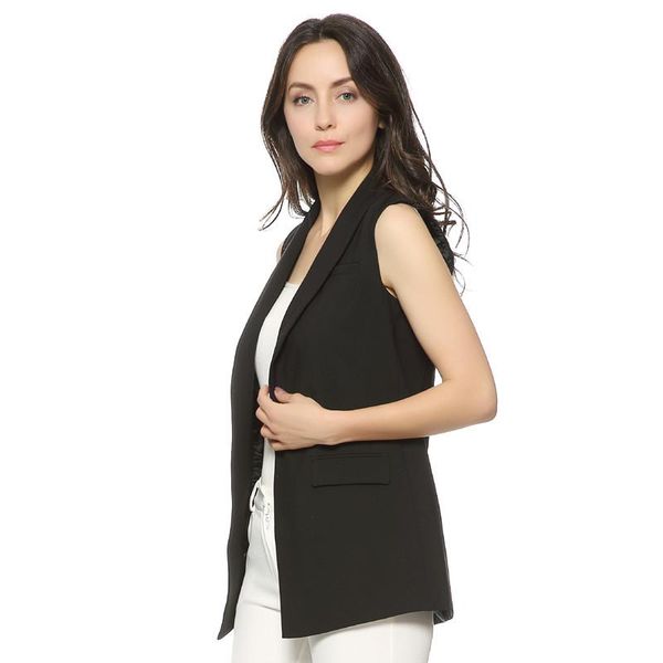 women's vests zogaa vest jacket office lady clothing summer designer blazer coat solid formal suit loose sleeveless women, Black;white
women's vests zogaa vest jacket office lady clothing summer designer blazer coat solid formal suit loose sleeveless women, Black;white