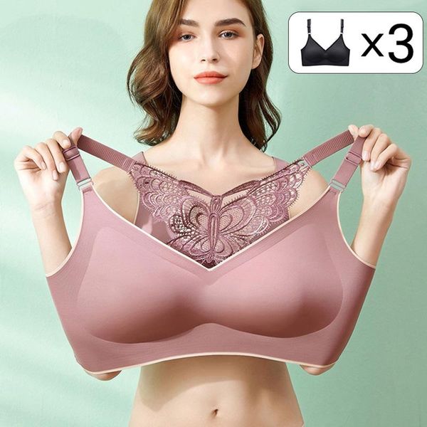 bras 3pcs/lot women latex bra seamless bh comfort lingerie sleeping butterfly back underwear plus size brassiere push up, Red;black
bras 3pcs/lot women latex bra seamless bh comfort lingerie sleeping butterfly back underwear plus size brassiere push up, Red;black
