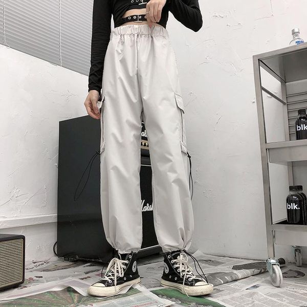 women's pants & capris goohojio 2021 high waist oversized trousers women solid color white harajuku autumn fashion cargo, Black;white
women's pants & capris goohojio 2021 high waist oversized trousers women solid color white harajuku autumn fashion cargo, Black;white