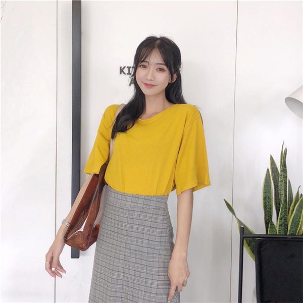 hollow personality solid color harajuku style short sleeve t shirt women 2021 summer chic temperament wild women's t-shirt, White
hollow personality solid color harajuku style short sleeve t shirt women 2021 summer chic temperament wild women's t-shirt, White