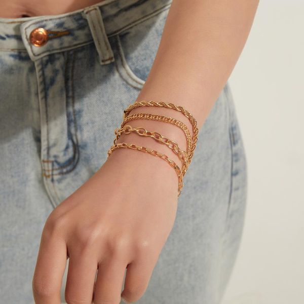 link, chain states ms jewelry fashion trend in rope bracelet contracted thick 5 suits, Black
link, chain states ms jewelry fashion trend in rope bracelet contracted thick 5 suits, Black