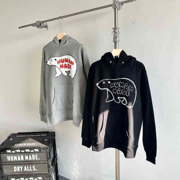 advanced humanmade x kaws day tide co branded polar bear men's and women's hoodie couple loose, Black
advanced humanmade x kaws day tide co branded polar bear men's and women's hoodie couple loose, Black