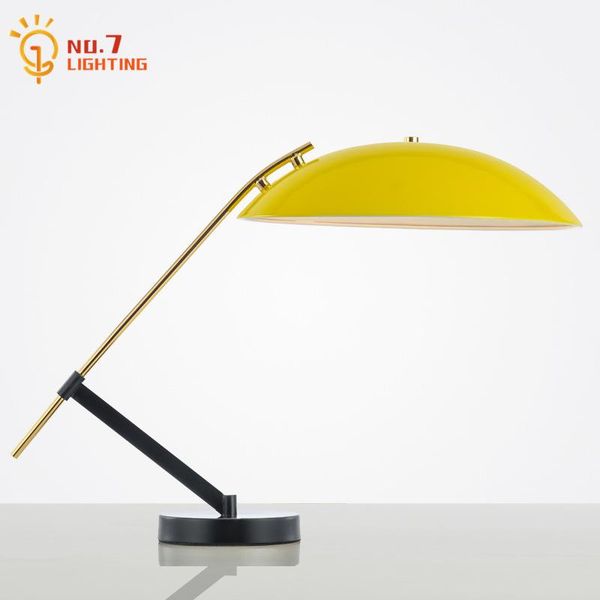 table lamps post modern atmosphere individual yellow lamp led e14 designer desk lights eye protect bedroom bedside study living room 
table lamps post modern atmosphere individual yellow lamp led e14 designer desk lights eye protect bedroom bedside study living room