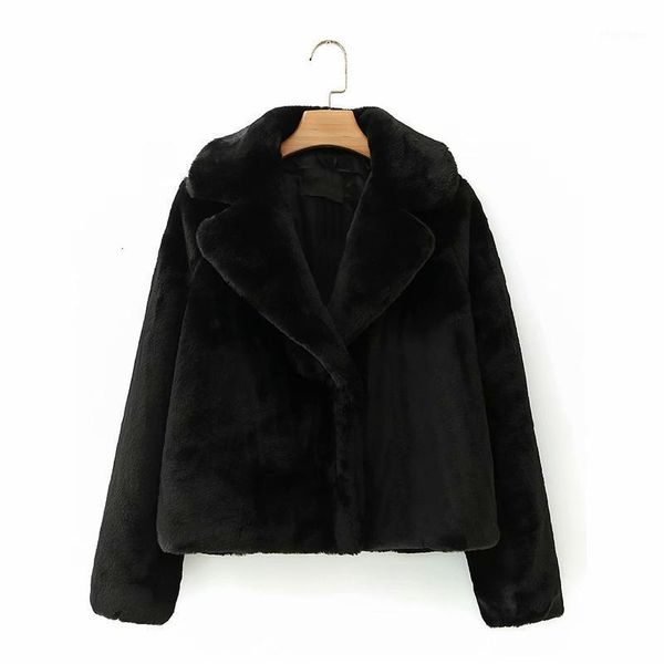 women's & leather streetwear women black faux fur coats winter fashion ladies turn down collar outercoat causal female button thick coa
women's & leather streetwear women black faux fur coats winter fashion ladies turn down collar outercoat causal female button thick coa