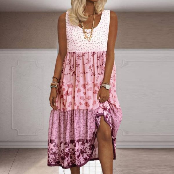 casual dresses 2021 fashion ladies sling dress three-color sleeveless stitching summer round neck women's clothing vintage elegant, Black;gray
casual dresses 2021 fashion ladies sling dress three-color sleeveless stitching summer round neck women's clothing vintage elegant, Black;gray