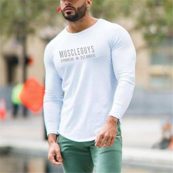 muscleguys brand fashion mens clothes elastic cotton long sleeve slim fit t shirt men gyms t-shirt casual slim fit tshirt 210421, White;black
muscleguys brand fashion mens clothes elastic cotton long sleeve slim fit t shirt men gyms t-shirt casual slim fit tshirt 210421, White;black