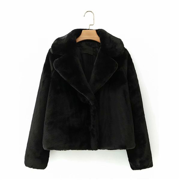 streetwear women black faux fur coats winter fashion ladies turn down collar outercoat causal female button thick coat 210427
streetwear women black faux fur coats winter fashion ladies turn down collar outercoat causal female button thick coat 210427