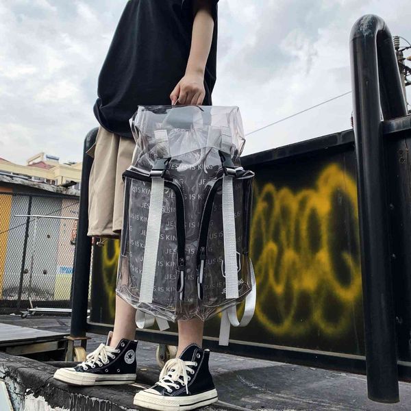 transparent backpack large capacity personality reflective three-dimensional pvc schoolbag men's and women's hip hop national
transparent backpack large capacity personality reflective three-dimensional pvc schoolbag men's and women's hip hop national