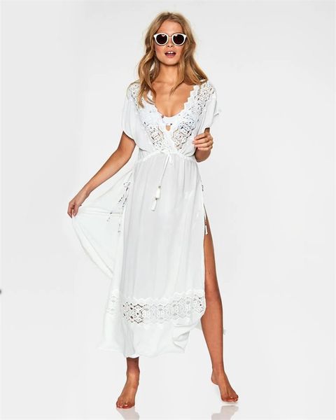 women's swimwear beach dress women wear cover-ups white cotton tunic bikini swimsuit holiday scunscreen cover up bath sarong fykt, White;black
women's swimwear beach dress women wear cover-ups white cotton tunic bikini swimsuit holiday scunscreen cover up bath sarong fykt, White;black