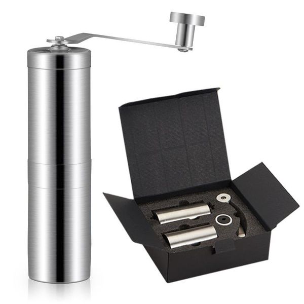 manual coffee grinders portable hand-cranked grinder, stainless steel pepper machine gift box set
manual coffee grinders portable hand-cranked grinder, stainless steel pepper machine gift box set