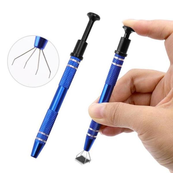 professional hand tool sets 1 pcs ic chip extractor pickup electronic component gripper tools repair metal four claw pick up for phone
professional hand tool sets 1 pcs ic chip extractor pickup electronic component gripper tools repair metal four claw pick up for phone