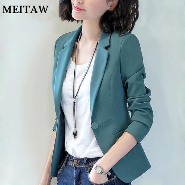 women's suits & blazers 2021 autumn women solid blazer plus size lady office casual long sleeve one button slim coat korean femme jack, White;black
women's suits & blazers 2021 autumn women solid blazer plus size lady office casual long sleeve one button slim coat korean femme jack, White;black