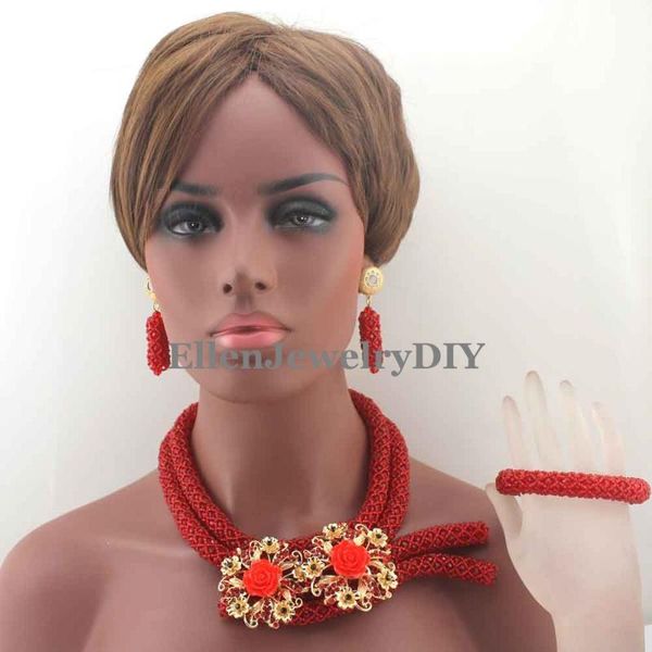 earrings & necklace splendid red nigerian wedding bridal beads african jewelry set crystal statement w13191, Silver
earrings & necklace splendid red nigerian wedding bridal beads african jewelry set crystal statement w13191, Silver