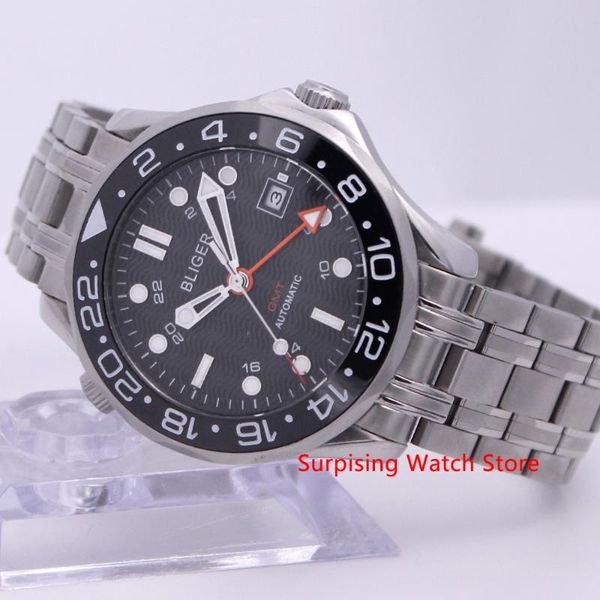 wristwatches bliger 41mm automatic mechanical mens watch sapphire glass stainless steel bracelet luminous waterproof calendar gmt male, Slivery;brown
wristwatches bliger 41mm automatic mechanical mens watch sapphire glass stainless steel bracelet luminous waterproof calendar gmt male, Slivery;brown