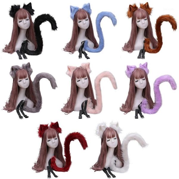 simulation flurry plush kitten ears headband with furry fake animal long tail set solid color anime cosplay accessories hair1
simulation flurry plush kitten ears headband with furry fake animal long tail set solid color anime cosplay accessories hair1