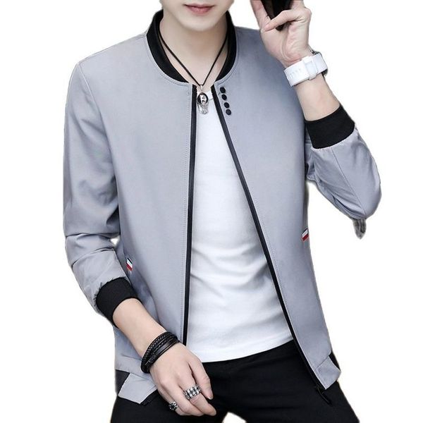 2021Autumn Cotton et Slim Casual Baseball ets For Stand Collar With Zipper Coat Homme Fashion Men Clothing M-4XL, Black;brown
2021Autumn Cotton et Slim Casual Baseball ets For Stand Collar With Zipper Coat Homme Fashion Men Clothing M-4XL, Black;brown