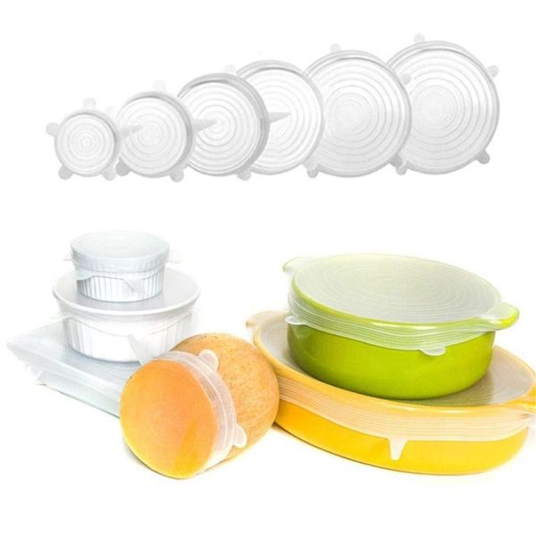 kitchen storage & organization 6pcs silicone seal lids universal stretch lid bowl pot cover pan cooking reusable food fresh microwave
kitchen storage & organization 6pcs silicone seal lids universal stretch lid bowl pot cover pan cooking reusable food fresh microwave