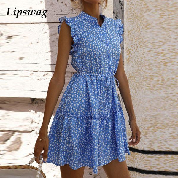 fashion floral print ruffle mini dresses casual sleeveless loose summer beach dress women elegant button stand neck party dresshigh quality, Black;gray
fashion floral print ruffle mini dresses casual sleeveless loose summer beach dress women elegant button stand neck party dresshigh quality, Black;gray